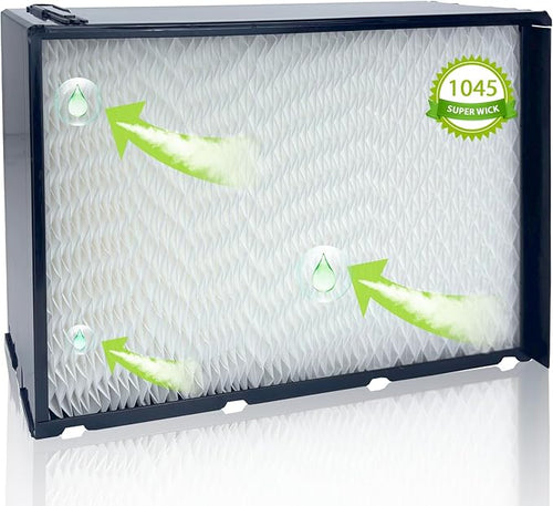 1045 Super Wick Humidifier Filter Replacement Compatible with Aircare Essick Air H12300HB H12400HB H12600 H12001 H12300 H12400 H12AEUO H12AUKP Humidifiers by EVERSHOW