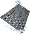 Non Slip Bathtub Mat | Double-Layered Shower Floor Mat with Suction Cups | EZ-Dry Construction | Non-Toxic, BPA, Latex, Phthalate, PVC Free (Mist) by LuxurYou