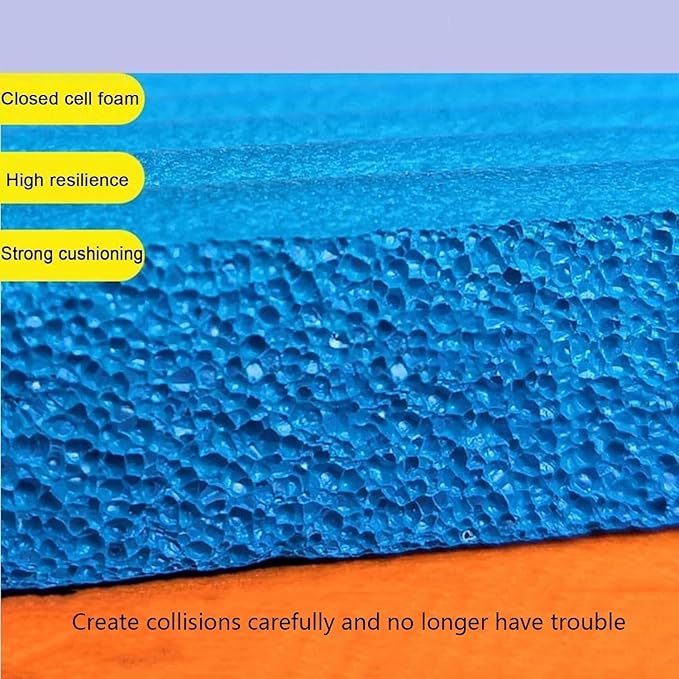 Garage Wall Protector Foam, 2x10 ft Car Door Protector Pole Bumper Guard Rubber Thick Self-Adhesive Furniture Warehouse Column for Room, Parking Garages Cuttable, Yellow - Image 2