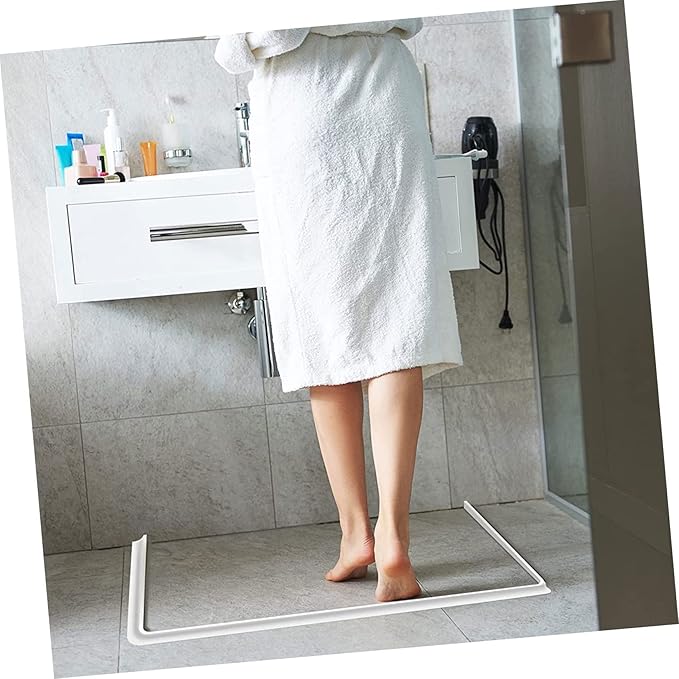 Housoutil 2pcs Self-adhesive Strip for Bathroom Kitchen Weather Stripping to Prevent Water Leakage Easy Installation for behind Sink Flooring Use - Image 7