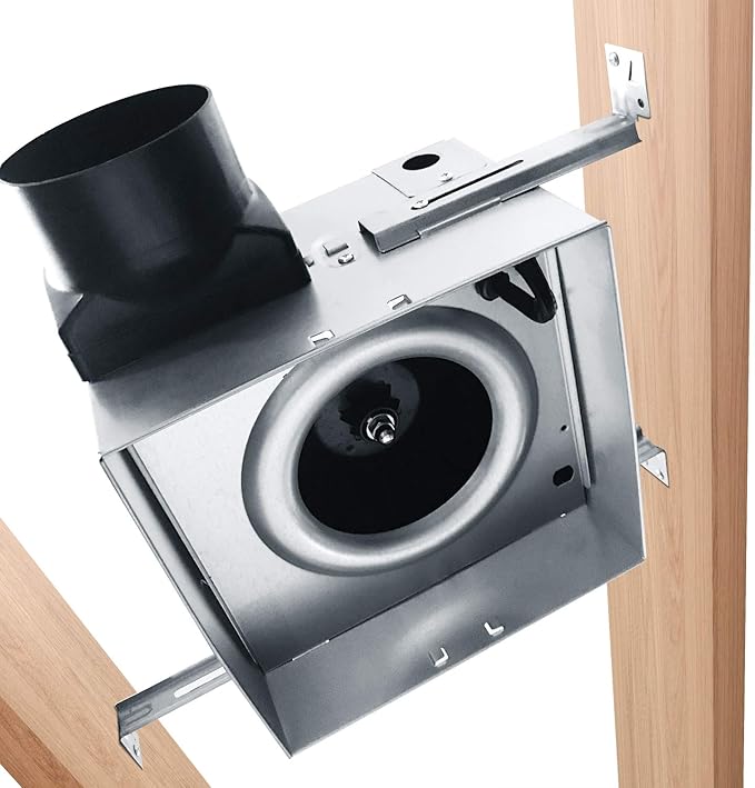 Tech Drive Bathroom Exhaust Fan 90 CFM 1.5 Sone, Very Quiet Ceiling Mounted Ventilation Fan,White Plastic Grille,Easy to Install - Image 5