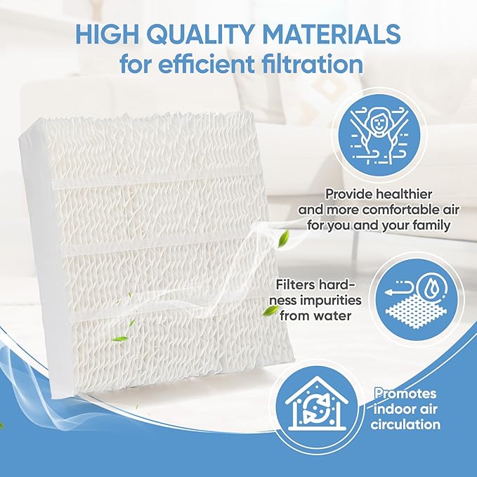 1043 Humidifier Wick Filter Replacement for AirCare Bemis Essick, Compatible with Essick Air AIRCARE EP9500, EP9700, EP9800, EP9R500, 821000 Series, and Bemis Space Saver 800/8000 Humidifiers - 2Pack - Image 6