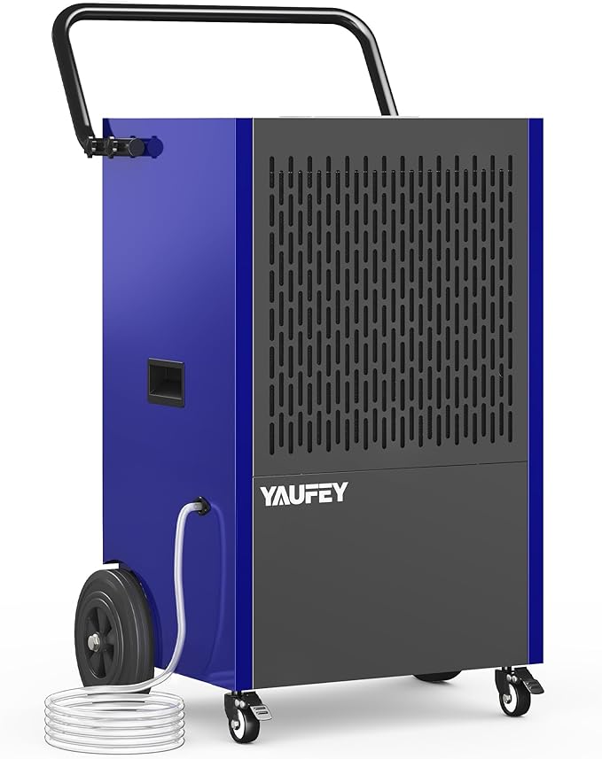 Yaufey 216 Pints Commercial Dehumidifier with Pump, for Basement up to 8500 Sq. Ft, Large Capacity Industrial Dehumidifier for Large Room with Intelligent Humidity Control by Yaufey