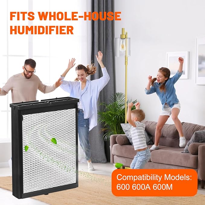 H635EZ1A Humidifier Filter Replacement, Water Panel Humidifier Replacement with Inline Strainer, Humidifier Filter Kit Compatible with Humidifier Models 600, 600A, 600M - Image 6