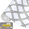 Drawer and Shelf Liner for Kitchen Cabinet: 17 in X 20 Ft Non Slip Waterproof Shelf Paper Non Adhesive Refrigerator Liners Black and White Squares Easy Liners for Bathroom by Kimhan