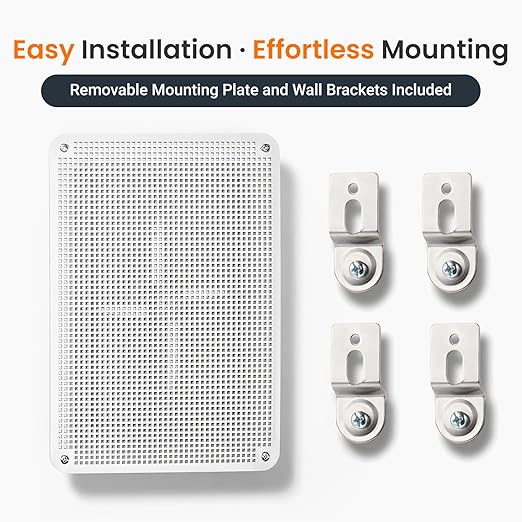 QILIPSU Waterproof Junction Box IP67 Outdoor Plastic Electrical Project Enclosure Weatherproof with Inner Door, Mounting Plate, Wall Brackets, Hinged Grey Cover 14.6"x10.6"x5.9" -D - Image 9