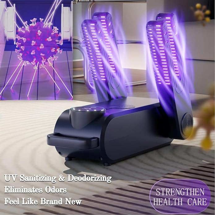 Boot Dryer and Shoe Dryer-360° Surround Air Fast Drying for Work Boots,Sneakers,Gloves,Aromatherapy Function - Image 4