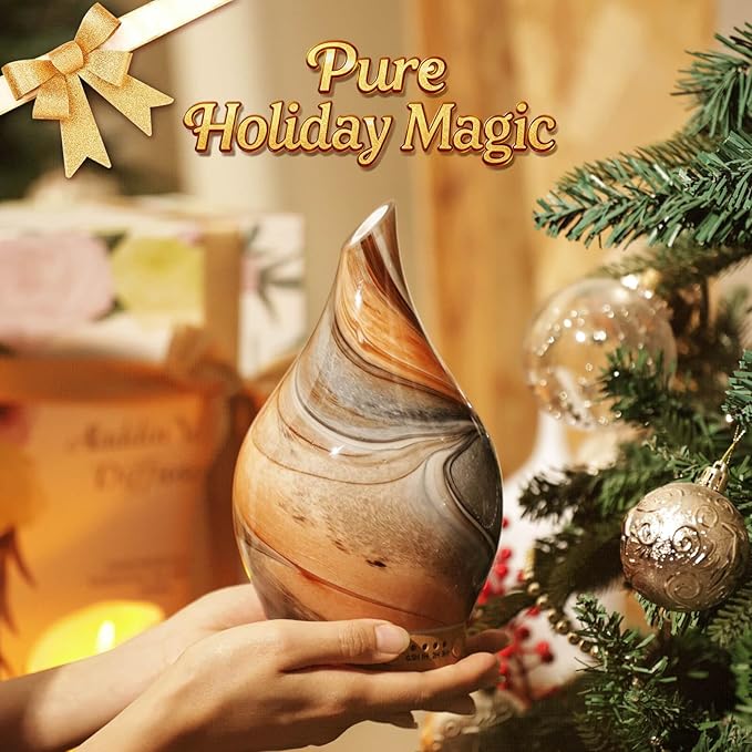 Porseme 150ml Glass Essential Oil Diffuser Aromatherapy Ultrasonic Cool Mist Humidifier 6 Running Hours Waterless Auto-Off Air Diffusers for Sleeping,Yoga,Office Working Spa and Rest (Deep Desert) - Image 6