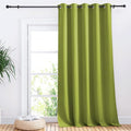 NICETOWN Sliding Door Curtains, Wide Thermal Blackout Patio Door Curtain Panel, Fresh Green, W70 x L95, Sliding Door Drapes/Draperies with Grommet Top by NICETOWN