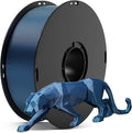 ANYCUBIC Silk Filament, Metal-Like PLA Shiny Clog-Free 3D Printer Filament Metallic PLA 1.75mm Dimensional Accuracy +/- 0.02mm, 1KG Spool (2.2 lbs), Metal Blue by ANYCUBIC