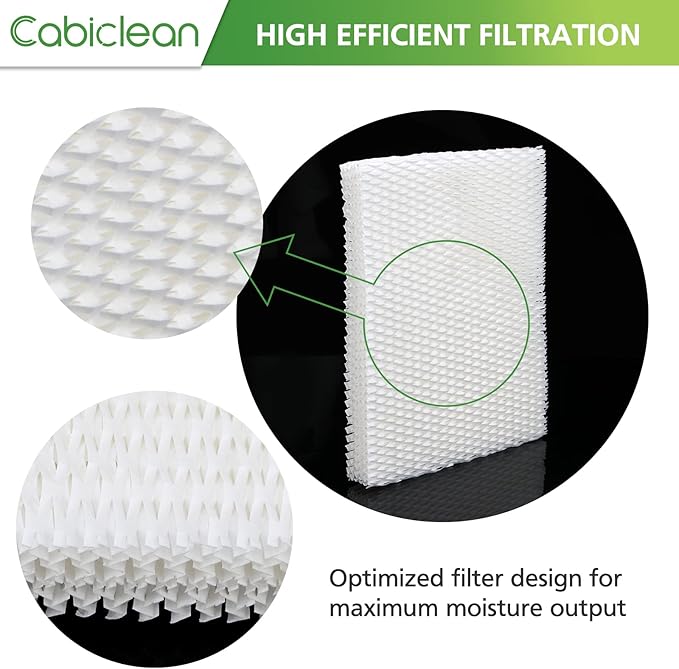 Cabiclean 4-Pack Humidifier Wicks Filter Replacement for Vornado MD1-0034 | Compatible with Evap40, Evap2, EV100, EV200, EVDC300, EVDC500 Evaporative Humidifier Models - Image 6