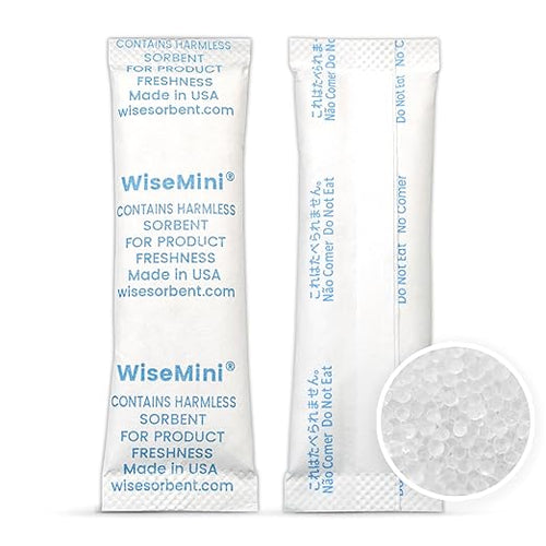 100pcs 5 Gram Food Safe Desiccant Packs, Premium Silica Gel Packets, Desiccant Moisture Absorbers for Storage - Image 2