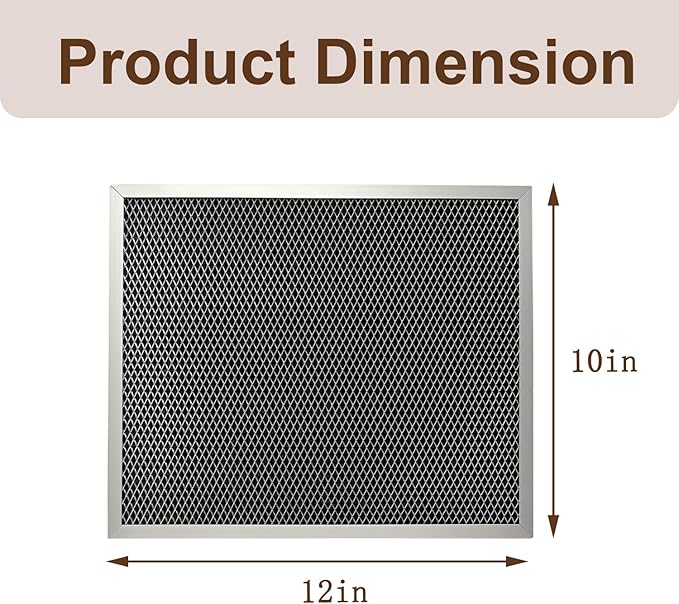 5443 MERV 8 Washable Dehumidifier Filter Compatible with Aprilaire Whole-House Dehumidifiers Models 1830, 1850, 1852, Replacement for Ventilation Models 8191, 8192 (Pack of 1) - Image 3