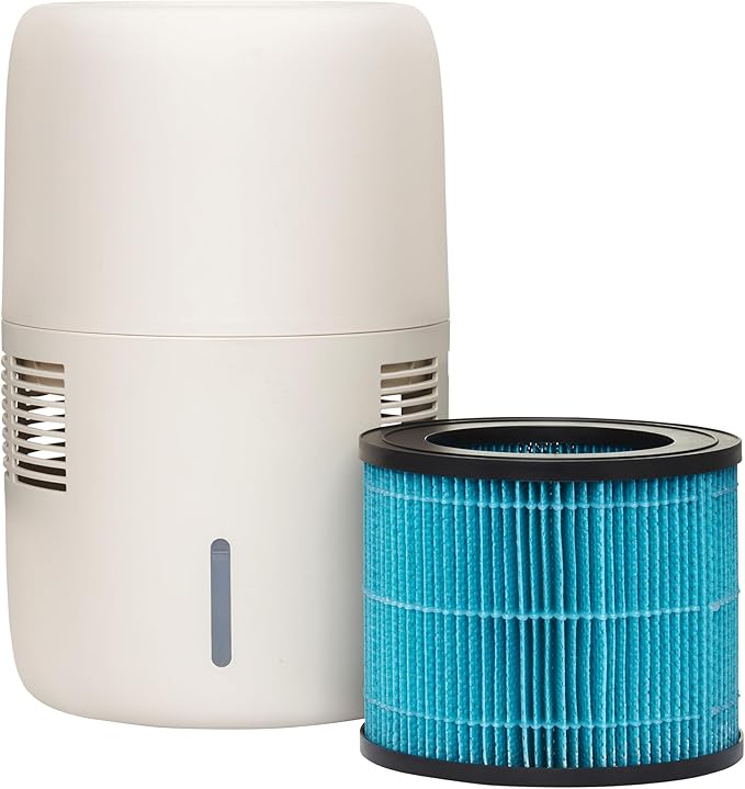 Smart Evaporative Humidifier with App Control & 3L Tank – Mist-Free, No White Dust – Quiet Operation for Better Sleep – Klarta Humea Beige - Image 8