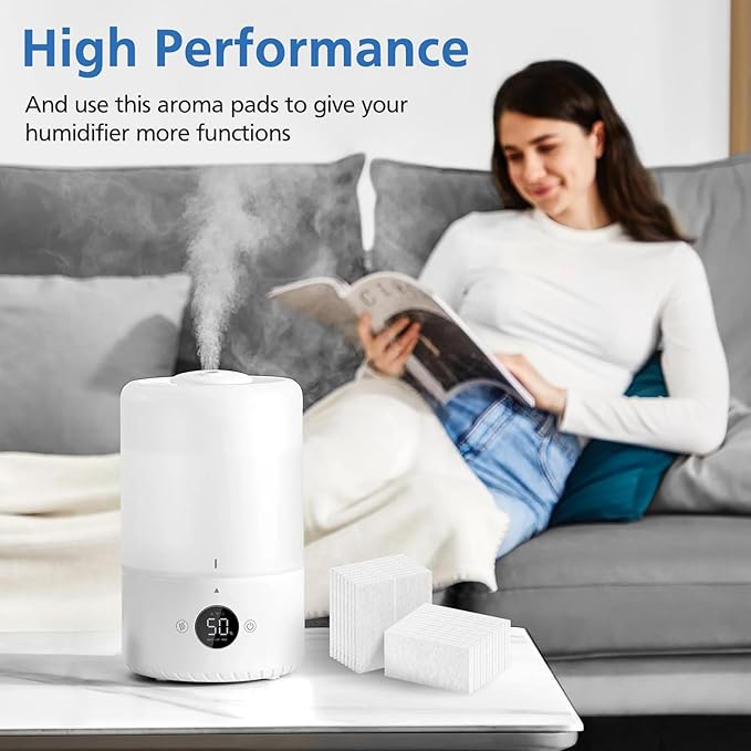 Humidifier Aroma Pads 30 Pack, Aroma Pad Replacement Filter Compatible with LEVOIT LV600S, Classic300S, LV600HH, OasisMist450S Humidifiers, Increase Fragrance Function - Image 5