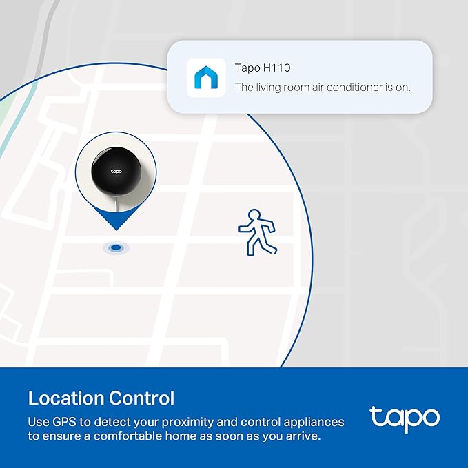 Tapo Smart IR & IoT Hub with Chime - Universal Remote for TVs, ACS, & 18+ Device Types, Matter-Certified, Supports 8,000+ Infrared Brands, Voice & App Control, Custom Schedules & Automations, H110 - Image 8