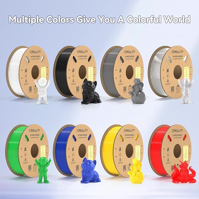Creality Hyper PETG Filament 4KG, High Speed 30-600mm/s 3D Printer Filament PETG, No Stringing Good Layer Adhesion Fit Various 3D Printers - Image 7