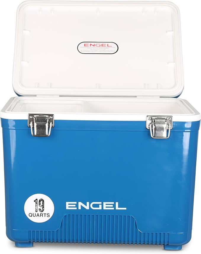 Engel 19qt Leak-Proof, Air Tight, Drybox Cooler and Small Hard Shell Lunchbox for Men and Women by ENGEL