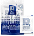 10 Gram Pack of 20 "Dry&dry" Silica Gel Packets Desiccant Dehumidifiers by DryDry