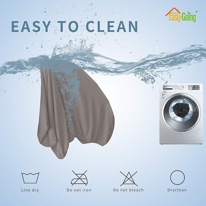 Easy-Going Stretch Cushion Cover Sofa Cushion Furniture Protector Sofa Seat Sofa slipcover Sofa Cover Soft Flexibility with Elastic Bottom(Chiar Cushion,Taupe) - Image 5