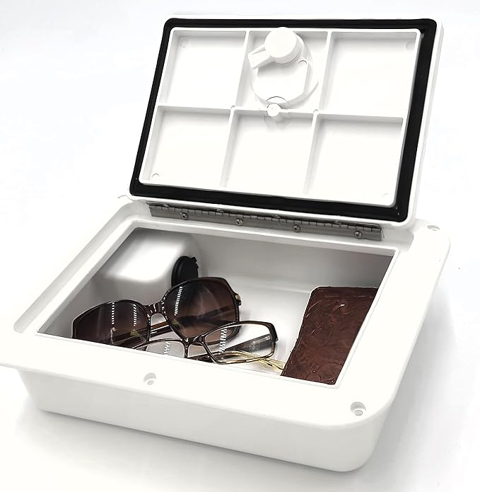 DPI Marine Glove Box with Charging Station 9" x 12" x 2-1/2" (Depth) - DPG912 w/USB (Made in USA) by DPIMarine