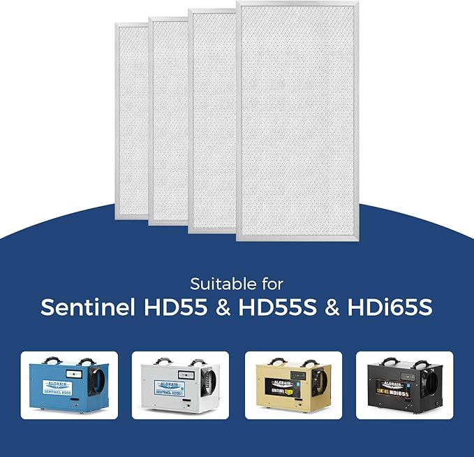 ALORAIR MERV-8 Filter Replacement Set for Basement Dehumidifiers Sentinel HD55,Sentinel HDi65(4 Pack) - Image 3