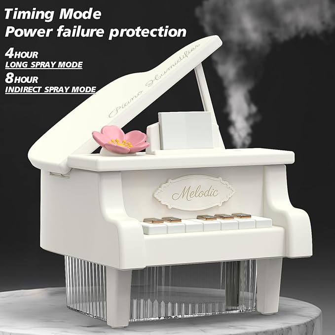 Portable Mini humidifie,350mL Cool Mist Humidifie,1200mAh Quiet for Home/Nursery/Office,Portable Mini Air Moisturizer,rechargeable mini humidifier (White) - Image 7
