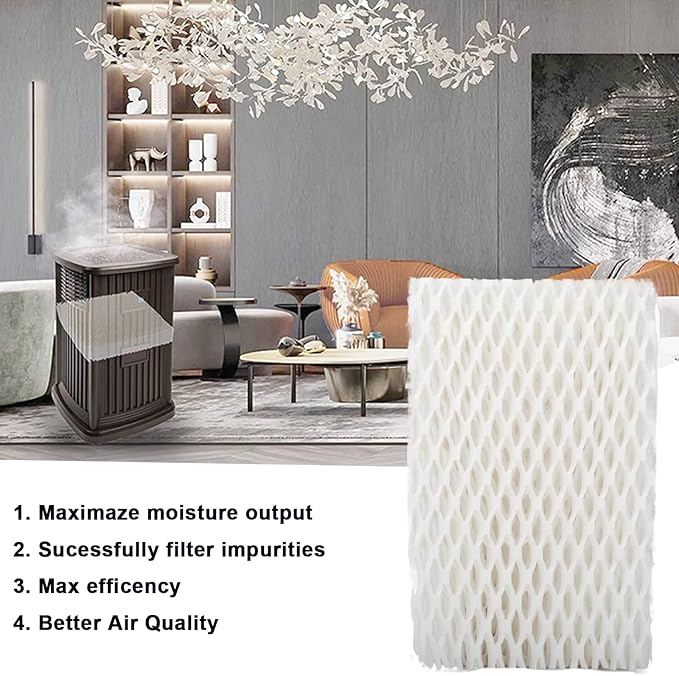 HIFROM 10Pack WF813 Humidifier Wick Filter Replacement Compatible with ReliOn RCM-832 RCM-832N ProCare PCWF813 PCWF-813 Equate EQWF813 EQ-2119-UL Cool Mist Humidifier Filter - Image 5