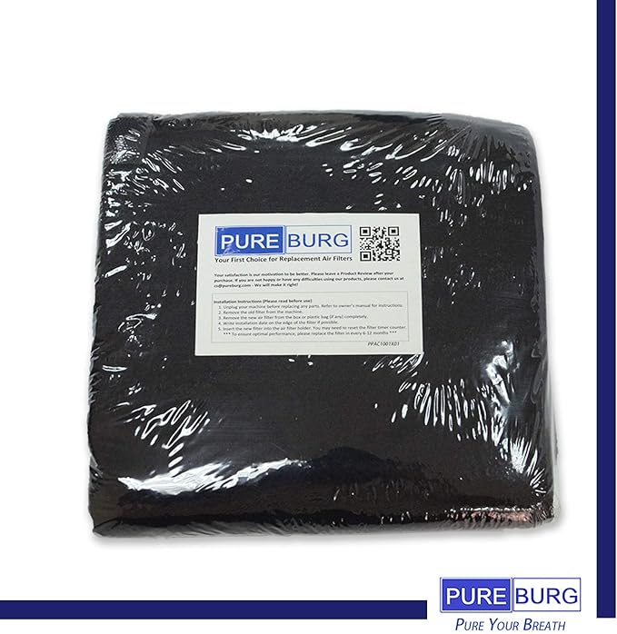 PUREBURG Carbon Filter,Cut-to-Fit Carbon Pad 16 x 48 inches for Air Filter Charcoal Sheet fits Range Hoods Furnace Filters removes Odor VOC Parts Accessories Replacement,1-Pack - Image 4