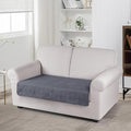 TAOCOCO 100% Waterproof Couch Cushion Cover Reversible Sofa Seat Cover for Dogs Pets Chaise Couch Cover for Sectional Sofa U Shape Couch Furniture Protector Sofa Slipcover(Loveseat, Dark Grey) by TAOCOCO
