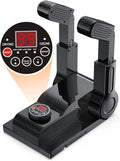 FORLIM [Upgraded Temperature Control] Boot Dryer for Work Boots - Shoe Dryer with 24-Hour Delay Timer, Portable Glove Dryer & Boot Warmer, Automatic Shut-Off Timer, Folding Design, Smart Panel, Black by FORLIM