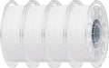 Creality PLA Filament 1.75mm Bundle 4 kg, 3D Printer Filament Multicolor, Enhanced Toughness No Warp, Accuracy ±0.03mm Printing Filament (White 4-Pack) by Creality