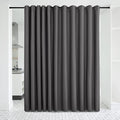 NICETOWN Verical Blinds for Living Room Bedroom Dining Sunroom Basement Wall Divider, Room Dividers Space Screens Partitions, Extra Large Blackout Curtain (1 Pack, 20ft Wide x 8ft Long, Grey) by NICETOWN