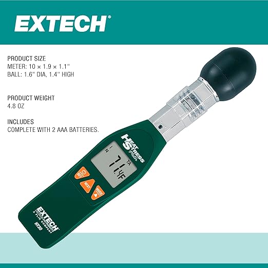 Extech HT30 Heat Stress WBGT Meter - Image 7