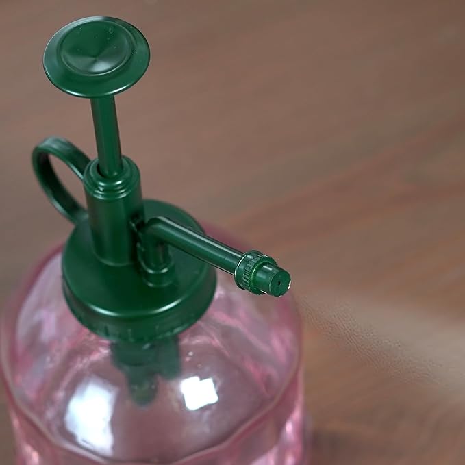 Houseplant Mister Spray Bottle – 180ml Pink Glass Plant Sprayer with Green Lid – Fine Mist for Humidity Control – Stylish Indoor Plant Care Accessory – Ergonomic and Leakproof Design - Image 5