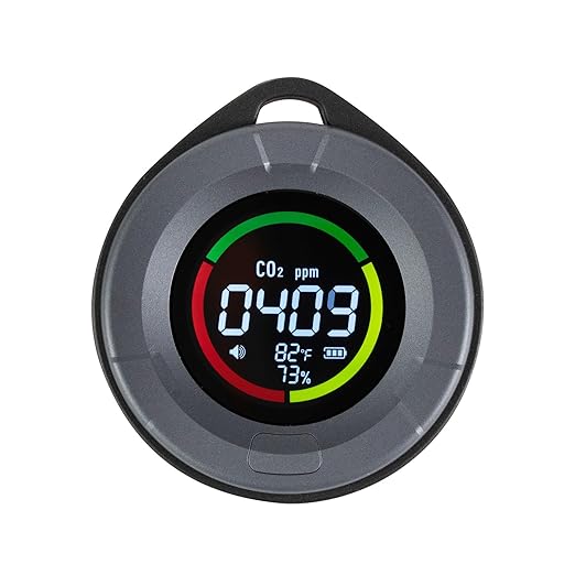 VEVOR Carbon Dioxide Monitor, CO2 Controller with Temperature and Humidity Display, NDIR Sensor Carbon Dioxide Detector, for Outdoors, Home, Office, Car, Lightweight & Portable - Image 9