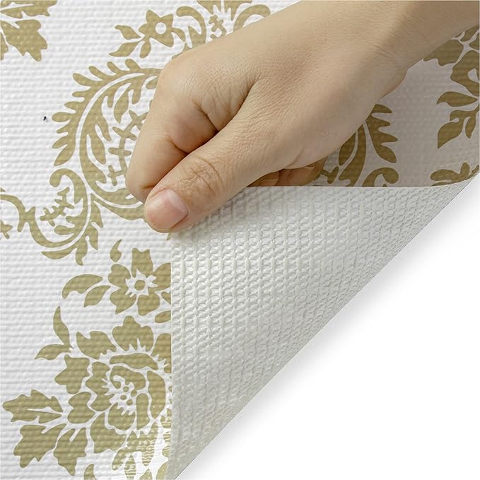 Shelf Liner 18" W x 96" L Cabinet Liners Non Adhesive, Drawer Liners Non Slip Kitchen Mat Waterproof Oil-Proof for Kitchen Cabinet, Shelves, Refrigerator, Storage, Easy to Trim - Image 9