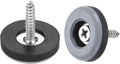 uxcell 22mm Furniture Feet Slider Glides Screw-in Chair Leg Protector Pads PTFE 12pcs by uxcell