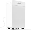 HUMSURE 4500 Sq. Ft 80 Pints Dehumidifier for Basement and Home, Bathroom, Bedroom, Equipped With Drainage Hose, Automatic Defrosting, 24-Hour Timer Function by HUMSURE