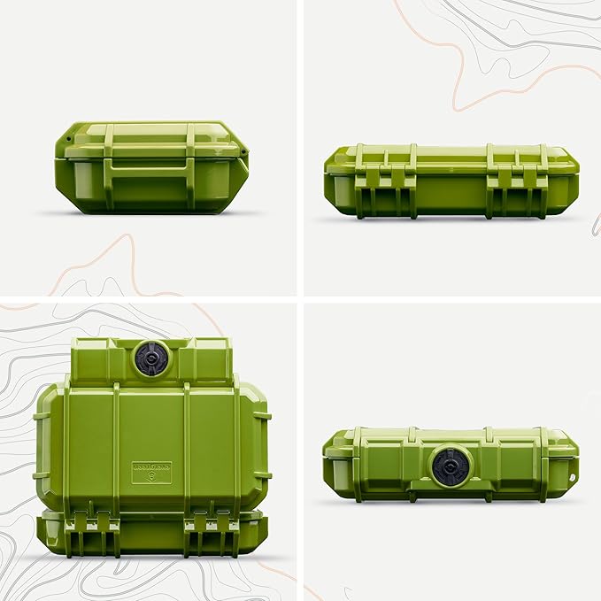 Evergreen 56 Dry Box - EDC Tough Protective Case USA Made for Organization of Cameras, Phones, Camping, Fishing, Hiking, Water Sports (Green) - Image 2