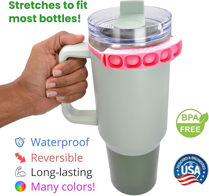 Water Bottle Hydration Tracker - Daily Water Reminder & Goal Setter - Reusable Silicone Band for Fitness, Weight Loss & Hydration Tracking - Image 2