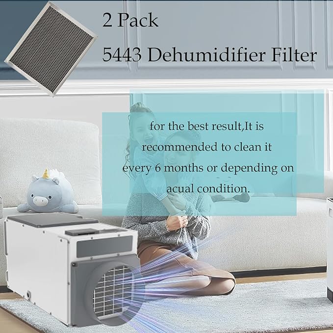 5443 Dehumidifier Filter MERV 8 for Aprilaire Whole-House (10"x12"x1") Models 1830, 1850, 1852 and Ventilation Models 8191 8192, Used for Basements, Whole Homes, Office - 2 Pack - Image 4