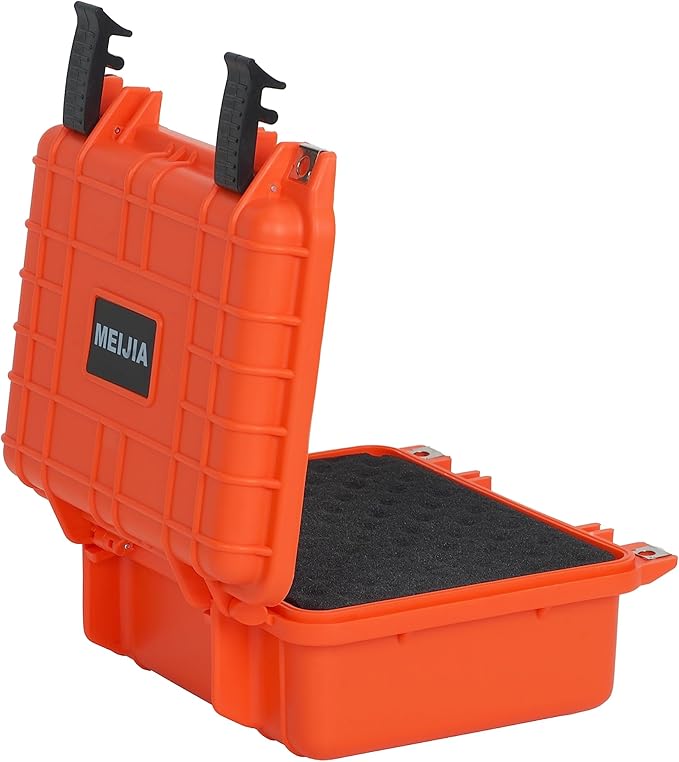 MEIJIA Portable All Weather IP67 Waterproof Protective Case,Hard Camera Case,Dry Case with Customizable Foam,Fit Use Of Drones,Camera,Equipments,10.62 x9.68x4.87inches - Image 9