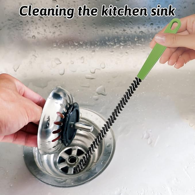 Sewer Drain Brush, Drain Clog Remover, 19.8inch Flexible Long Pipe Snake Hair Clogs Catcher Cleaner Tool for Toilet, Kitchen Sink, Sewer Drain, Bathroom Tub - Image 4