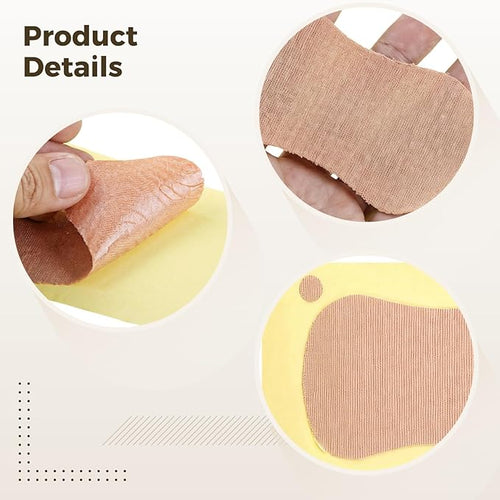 100-Pack Sweat Absorbent Pads, Cotton Armpit and Foot Moisture Absorbers, Disposable Stickers for Sports and Daily Wear, 3 X 4.7 in - Image 2