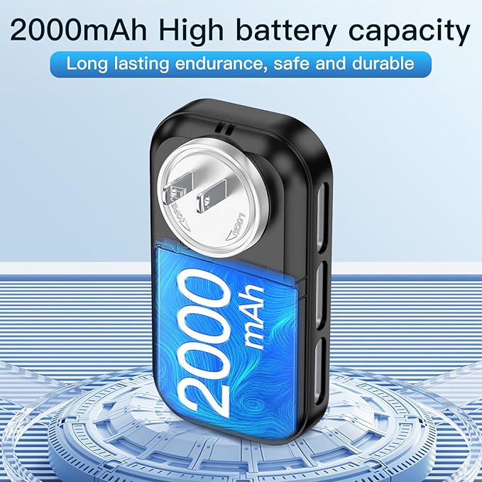 2-Pcs 4IN1 Plug in Smoke & Carbon Monoxide Detector Combination Builti-in 2000 mAh Backup Battery HD Screen [Smoke CO Temp Humidity Sensor] Alarm for Home Travel Hotel Indoor (White) - Image 2