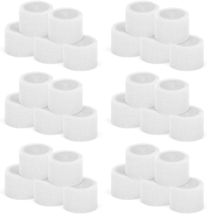 30-Pack Top Fill Humidifier Replacement Filter Compatible with LEVOIT Humidifiers Model Classic160, Dual150, Dual200S, Classic300(S), LV600S, OasisMist450S, Superior 6000S Capture Particles by SomewayTop
