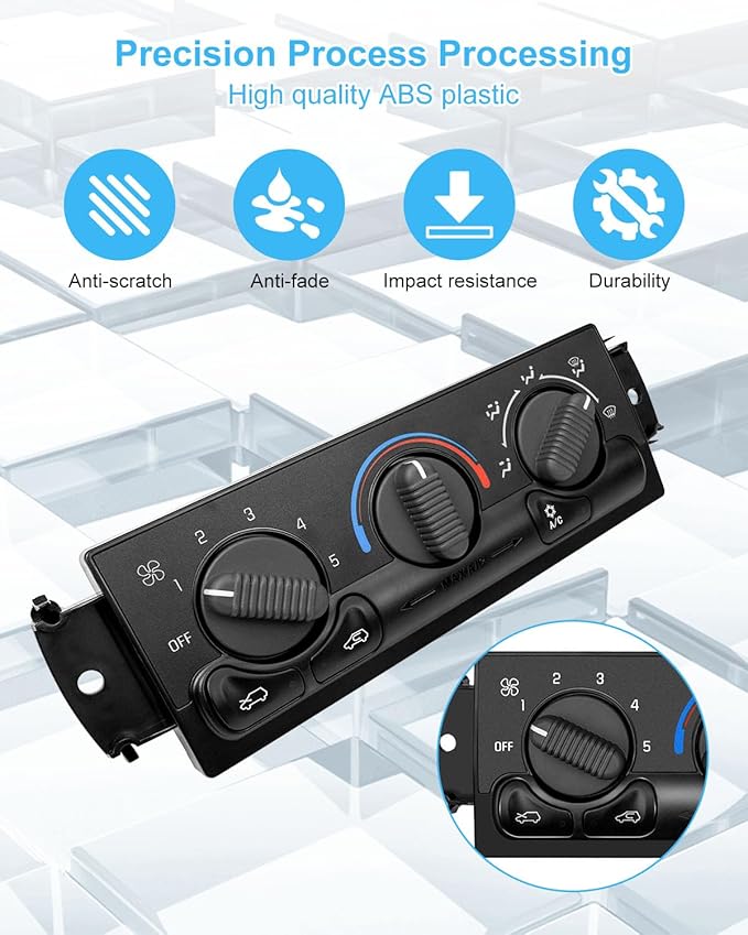 599-266 Climate Control Module Compatible with Select Chevrolet/GMC/Cadillac Models, HVAC Control Module, A/C Heater Control Switch, A/C Heater Climate Control Panel, Air Conditioning Control Switch - Image 5
