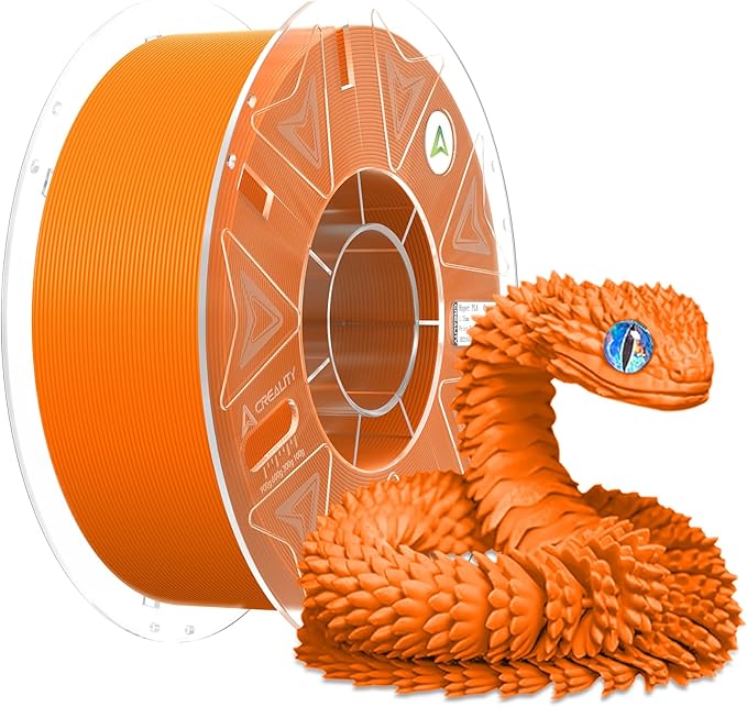 2025 Official RFID Creality Hyper PLA RFID Filament 1.75mm for K2 Plus Combo, High Speed 30-600mm/s 3D Printer Filament, 1kg(2.2lbs)/Spool Hyper PLA RFID Support CFS, for Most 3D Printers Orange by Creality