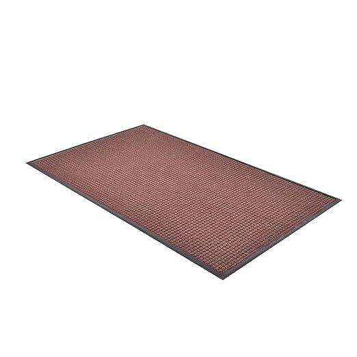 NoTrax 166 Guzzler™ Rubber-Backed Entrance Mat, for Home or Office 4' X 6' Burgundy - Image 5